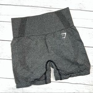 Gymshark Women's Vital Seamless 2.0 Shorts Charcoal Marl Gray Size Small
